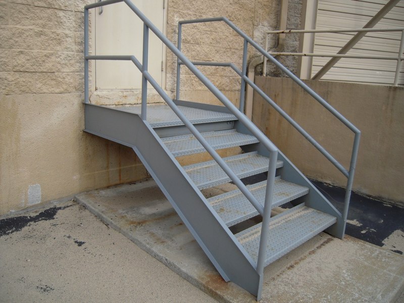 Steel Commercial Stairs